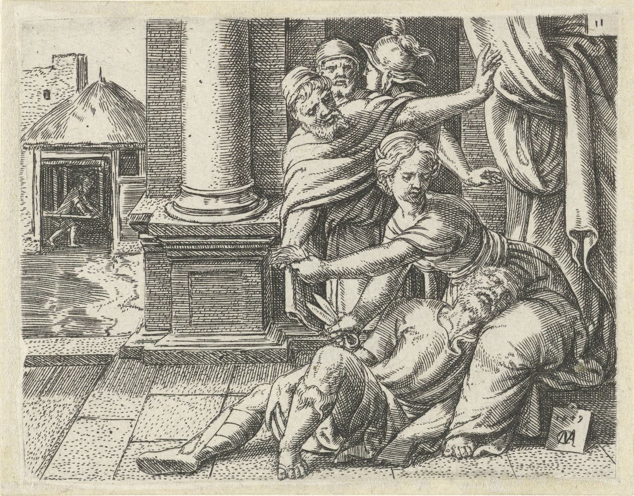 Samson ve Delilah Samson Tarihi (dizi başlığı) by Cornelis Massijs