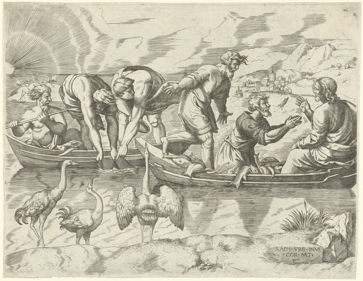 Mucizevi yakalama by Cornelis Massijs