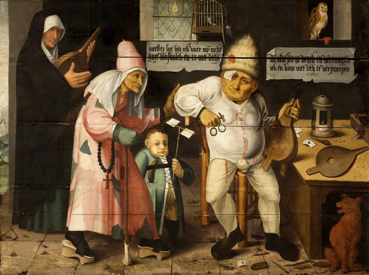 Körük tamircisi After Hieronymus Bosch, c. 1550. by Cornelis Massys