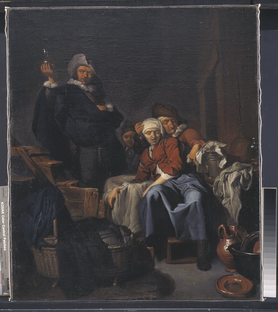 Hasta Bir Köylü Kadın by Cornelis Pietersz Bega