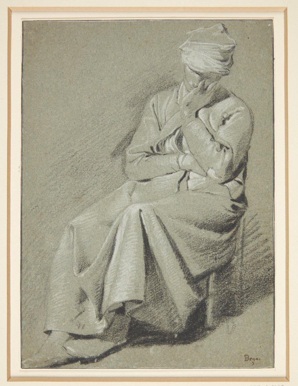 oturan kadın by Cornelis Pietersz Bega