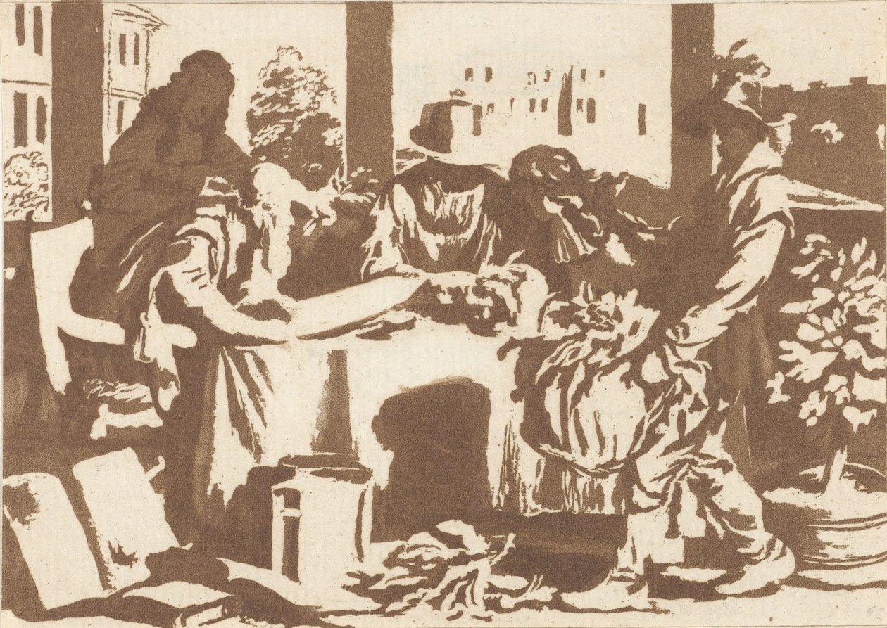 botanikçi by Cornelis Ploos van Amstel (signed by artist)