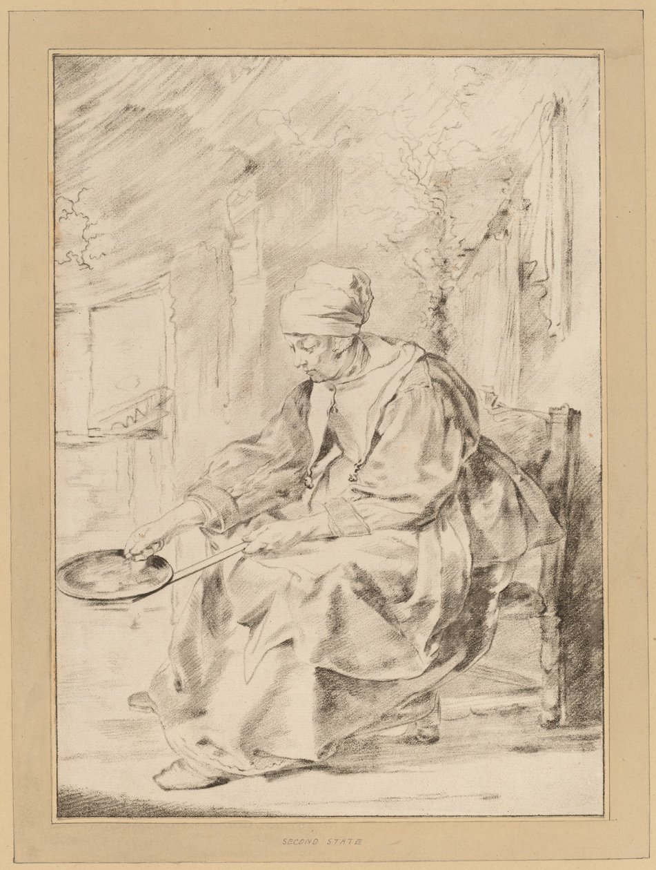 gözleme kadın by Cornelis Ploos van Amstel