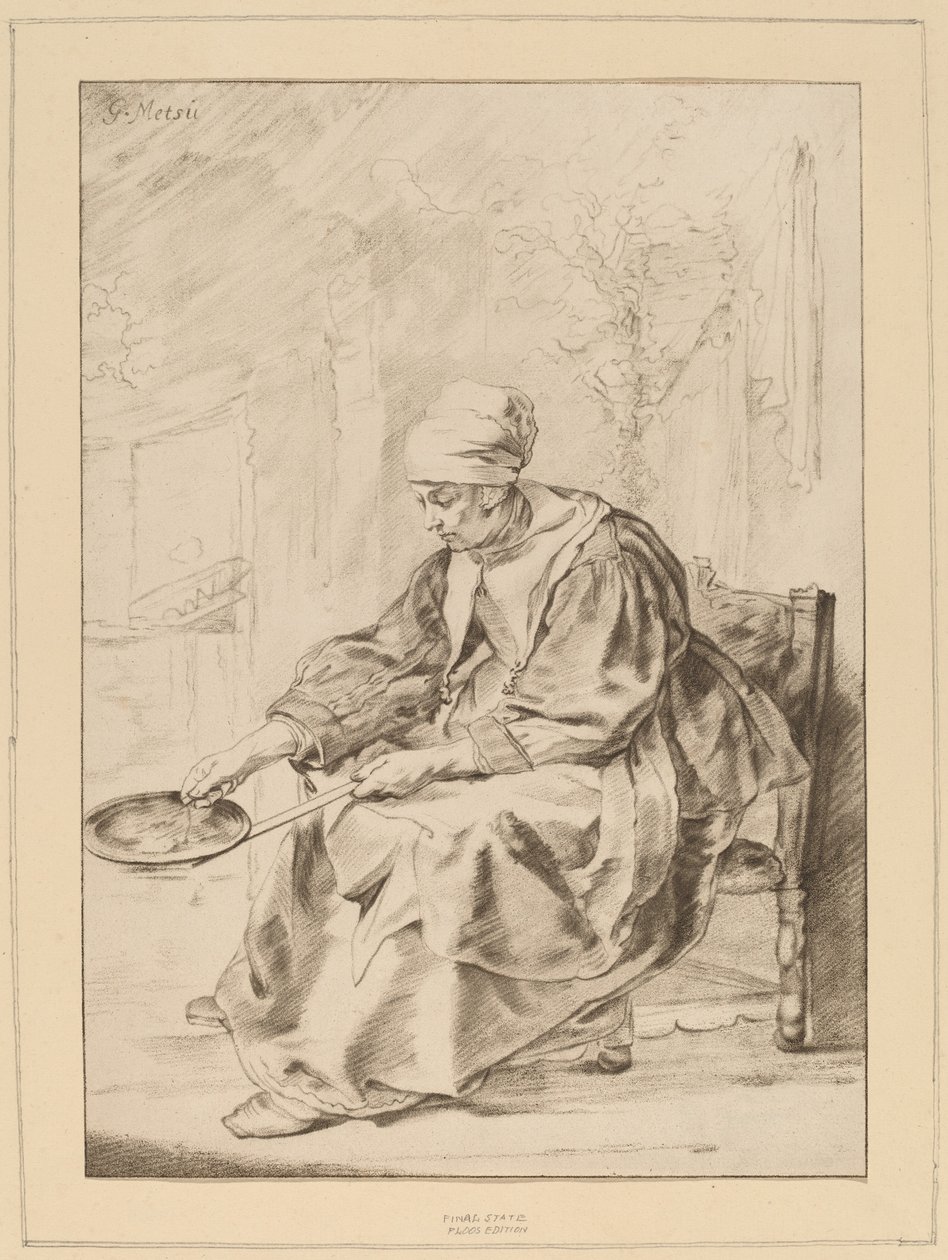 gözleme kadın by Cornelis Ploos van Amstel