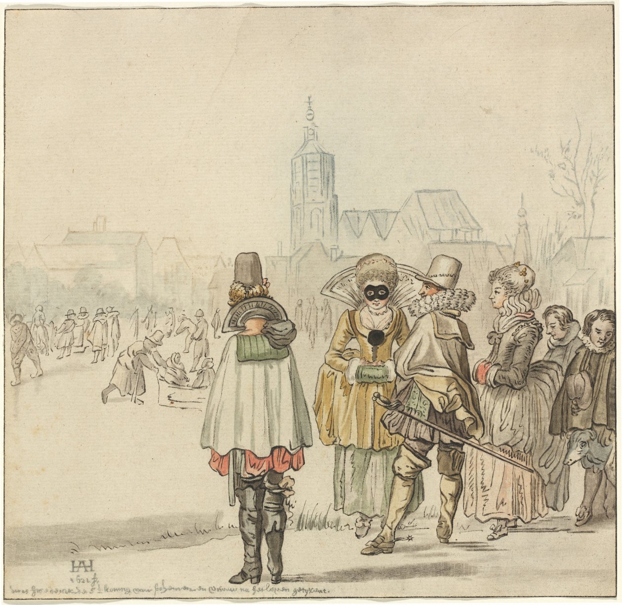 Buzdaki Kış Kralı, 1766. by Cornelis Ploos van Amstel