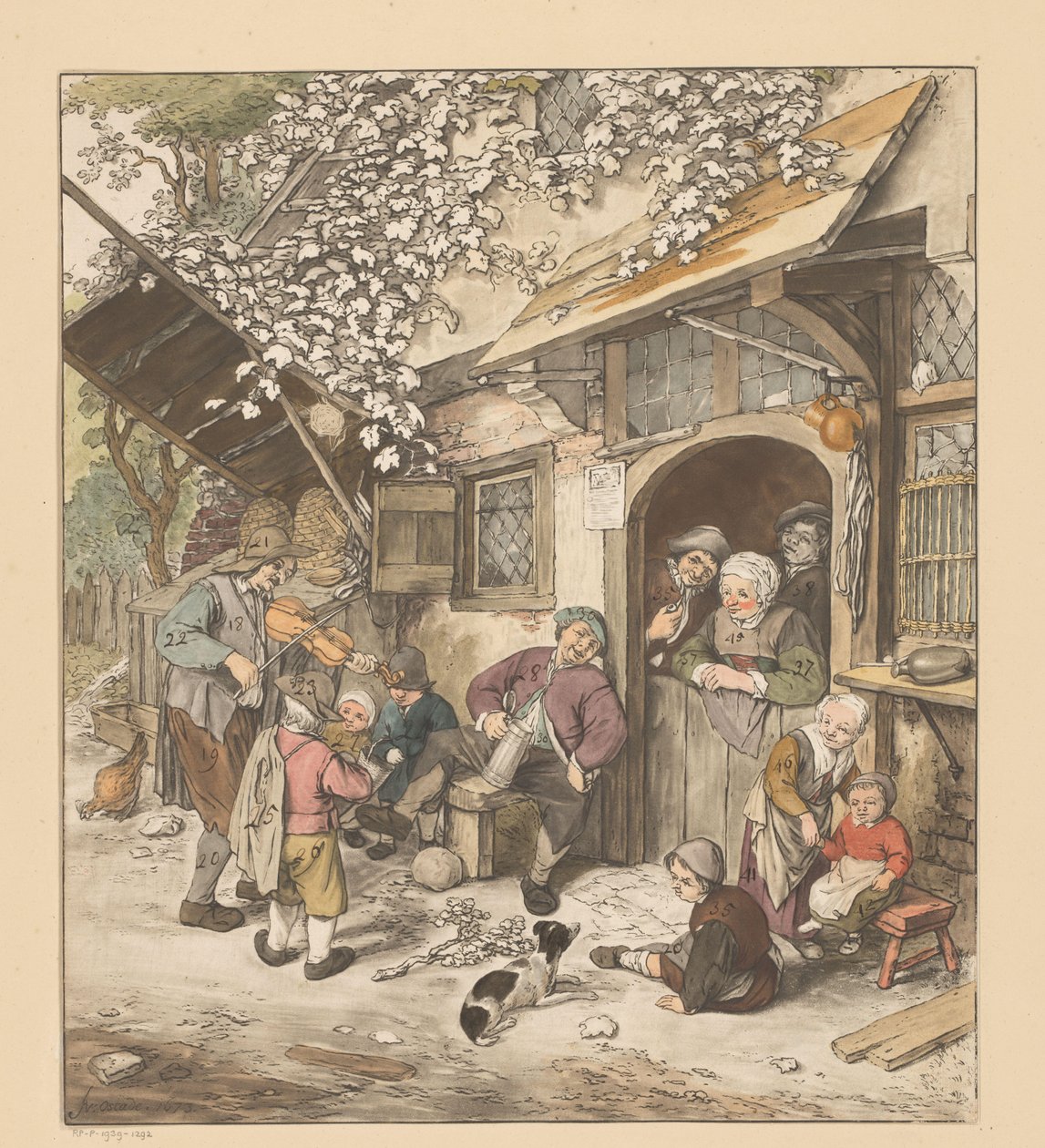Bir han için kemancı by Cornelis Ploos van Amstel