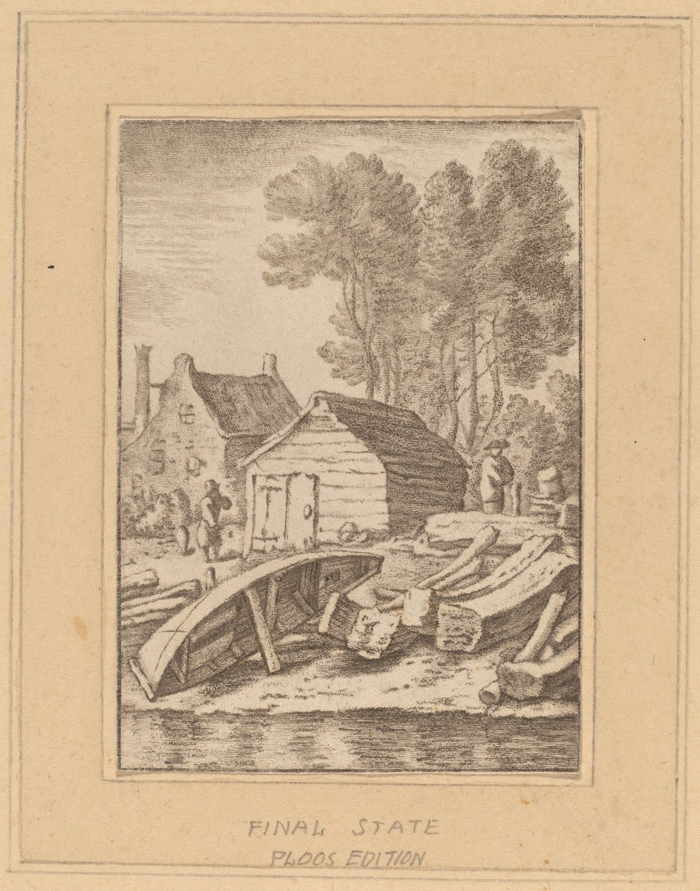 tersane by Cornelis Ploos van Amstel after Herman Saftleven