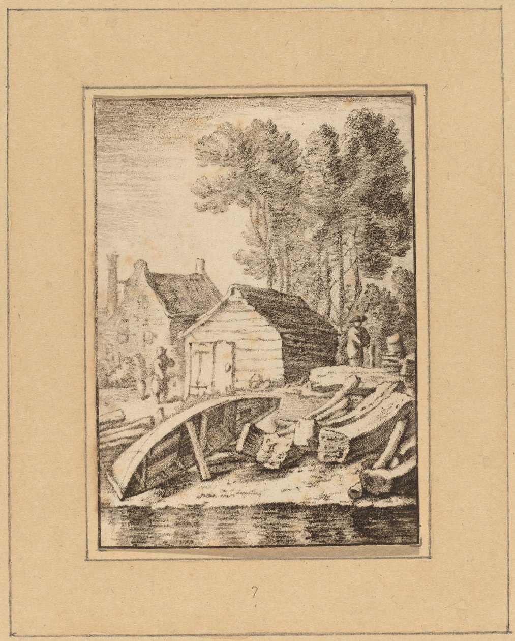 tersane by Cornelis Ploos van Amstel after Herman Saftleven