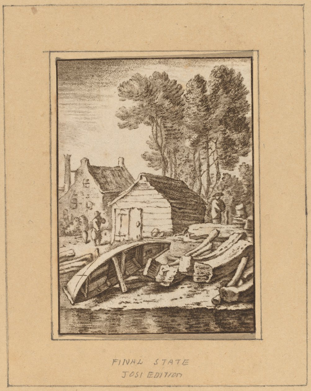 tersane by Cornelis Ploos van Amstel after Herman Saftleven