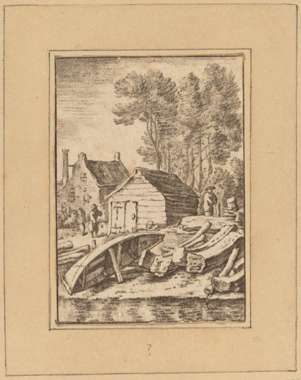 tersane by Cornelis Ploos van Amstel after Herman Saftleven