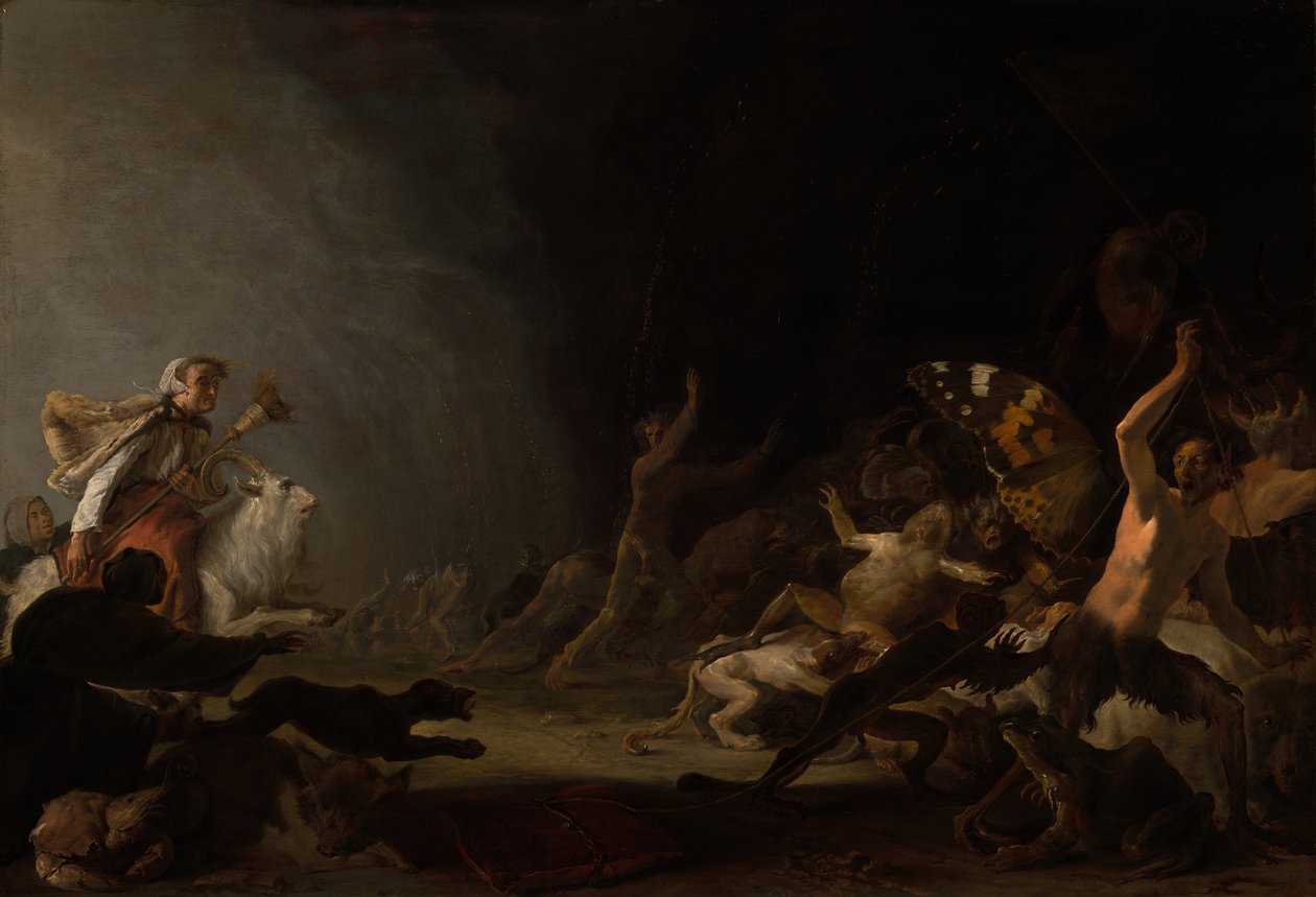 Bir Cadılar Şabat, c. 1650. by Cornelis Saftleven