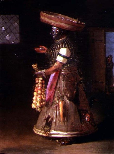 Antropomorfik Kadın Figürü (çiftten biri) by Cornelis Saftleven