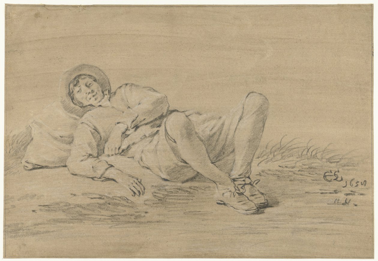 yalancı genç adam by Cornelis Saftleven