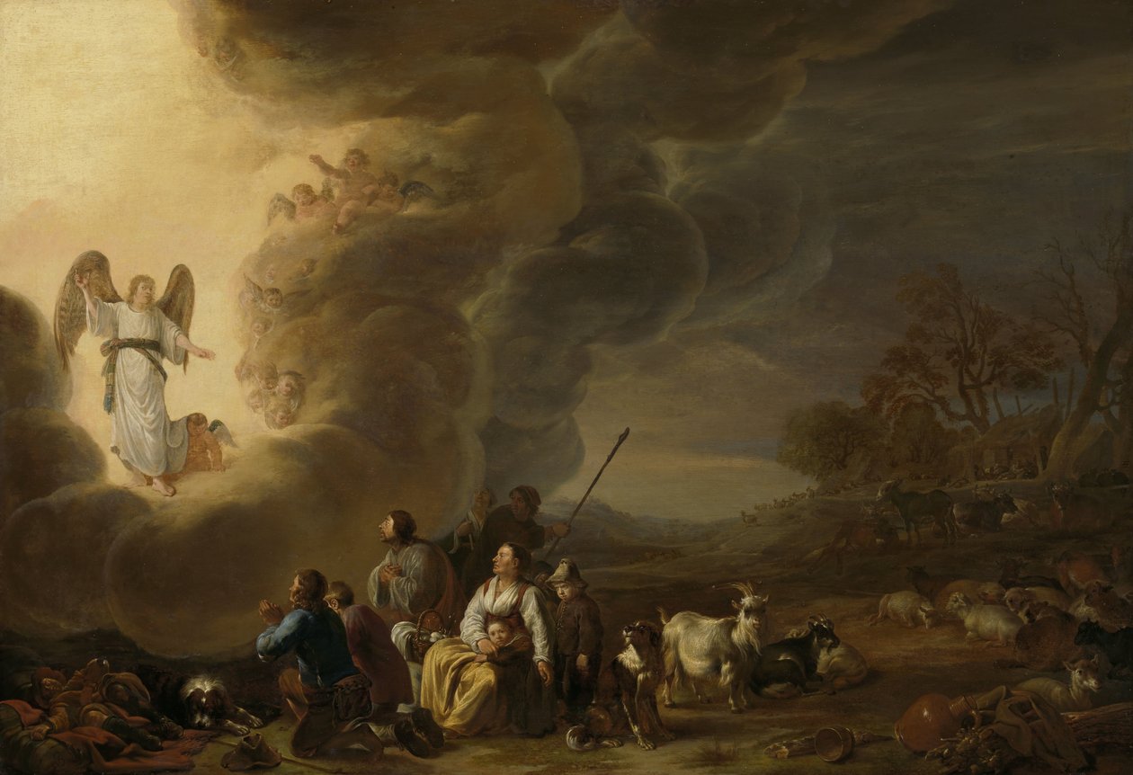 Çobana duyuru by Cornelis Saftleven