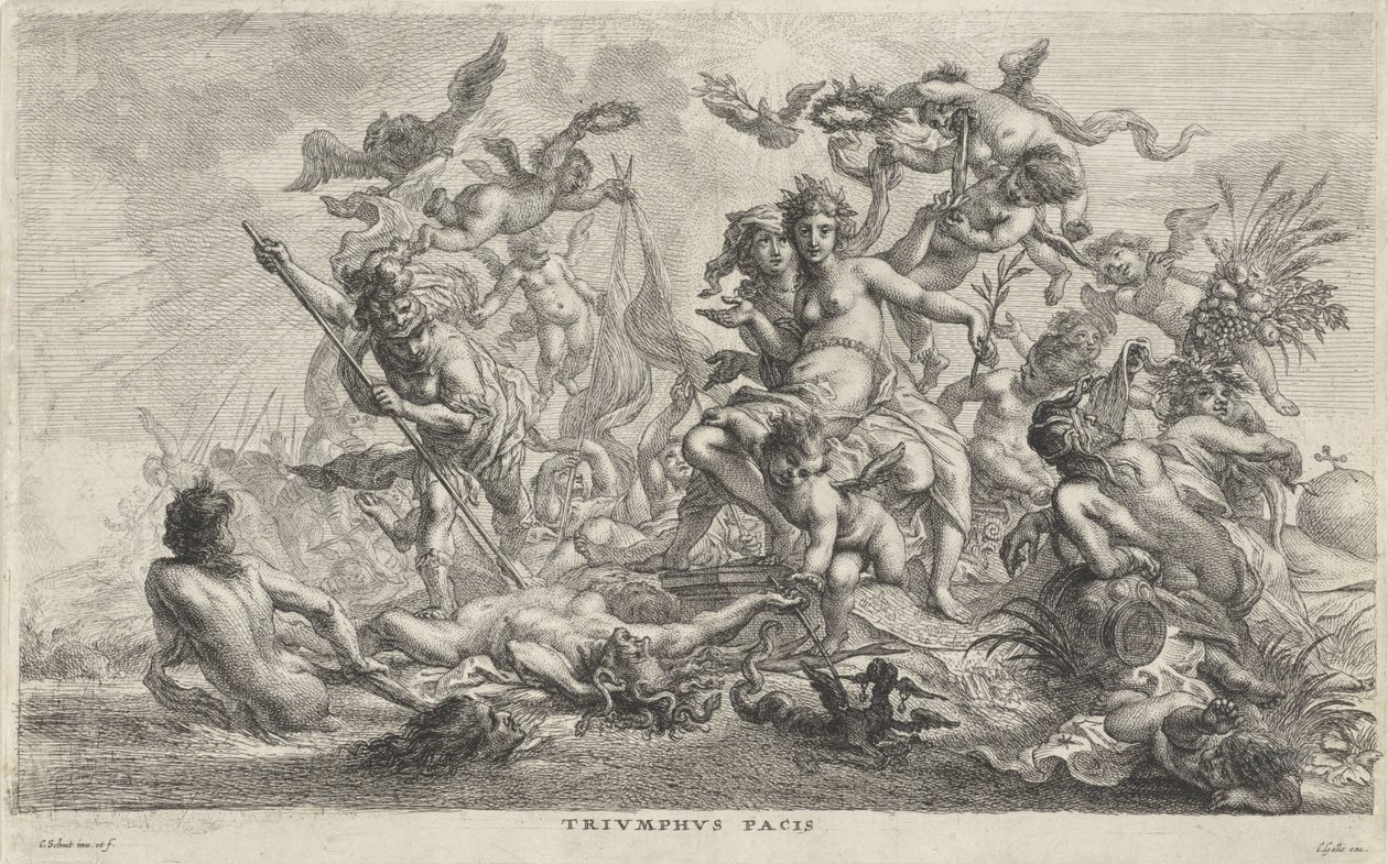 Barışın Zaferi (nesnedeki başlık) by Cornelis Schut (I)