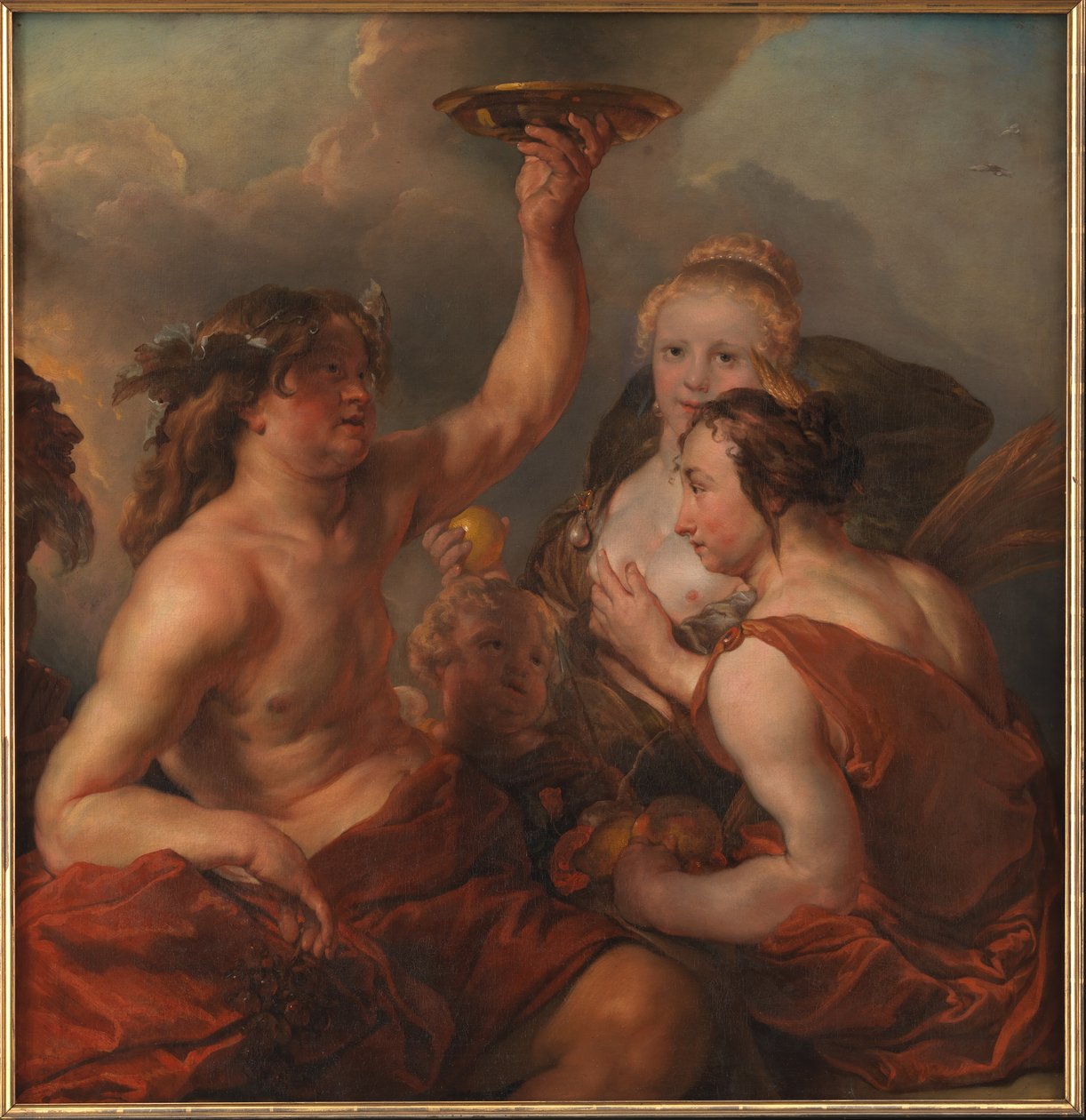Bacchus, Ceres ve Venüs by Cornelis Schut