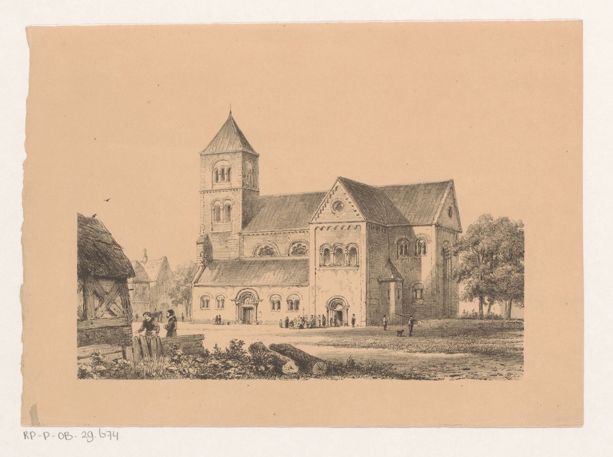 On İkinci Yüzyıl Kilisesi Kilise binası 12. yüzyıl by Cornelis Springer