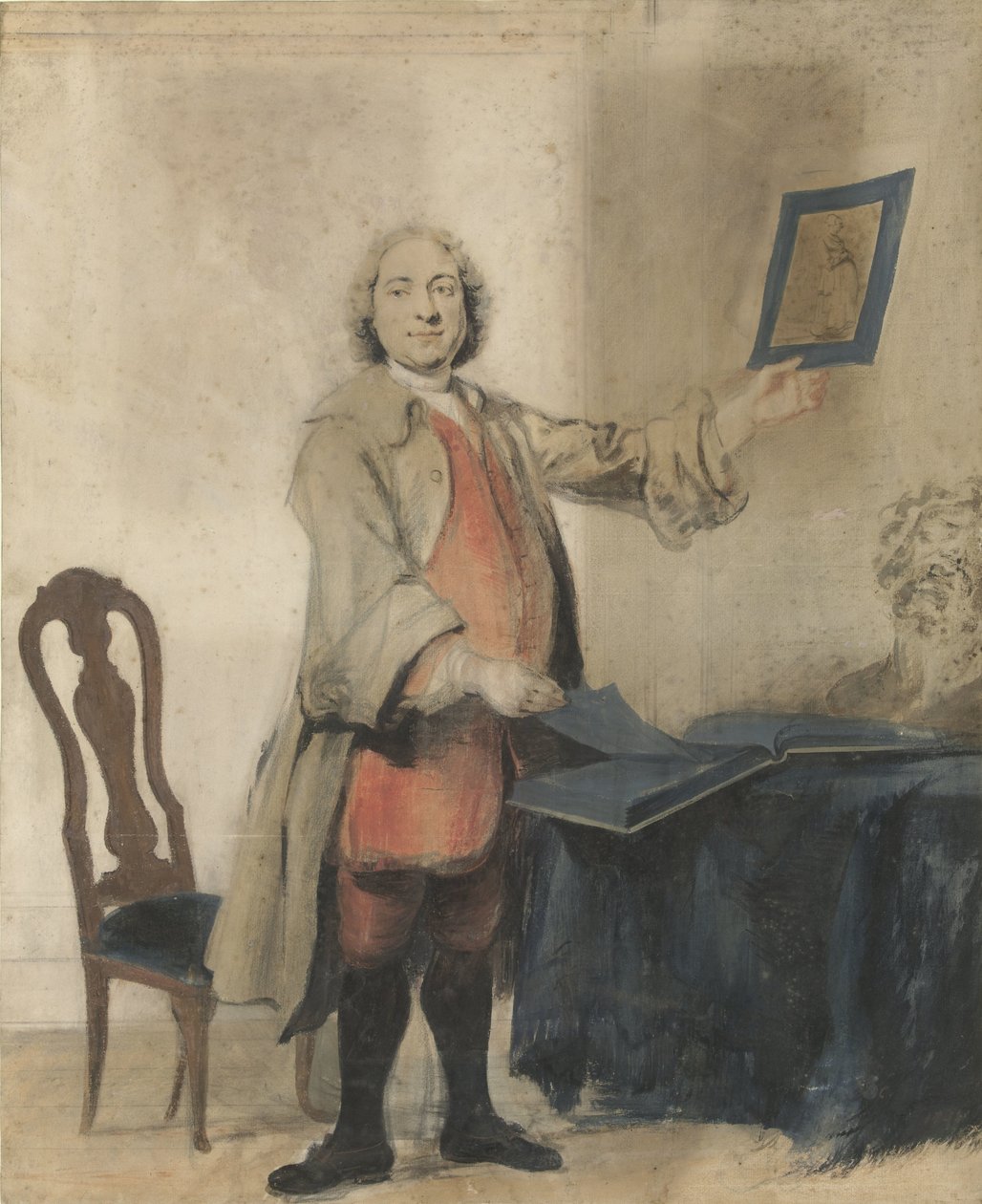 Cornelis Bouman'ın Portresi by Cornelis Troost