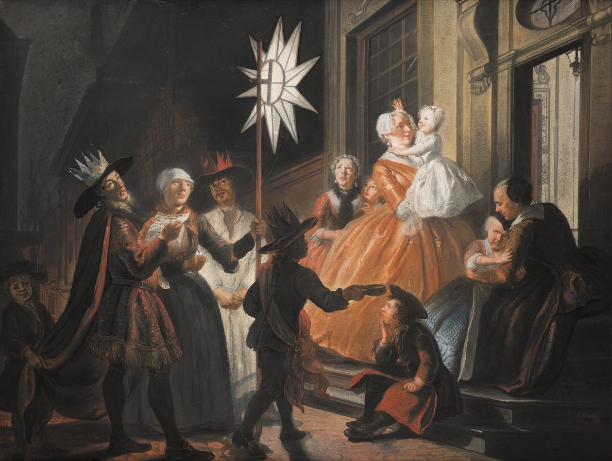 On İkinci Gecede Yıldızın Etrafında Şarkı Söylemek by Cornelis Troost