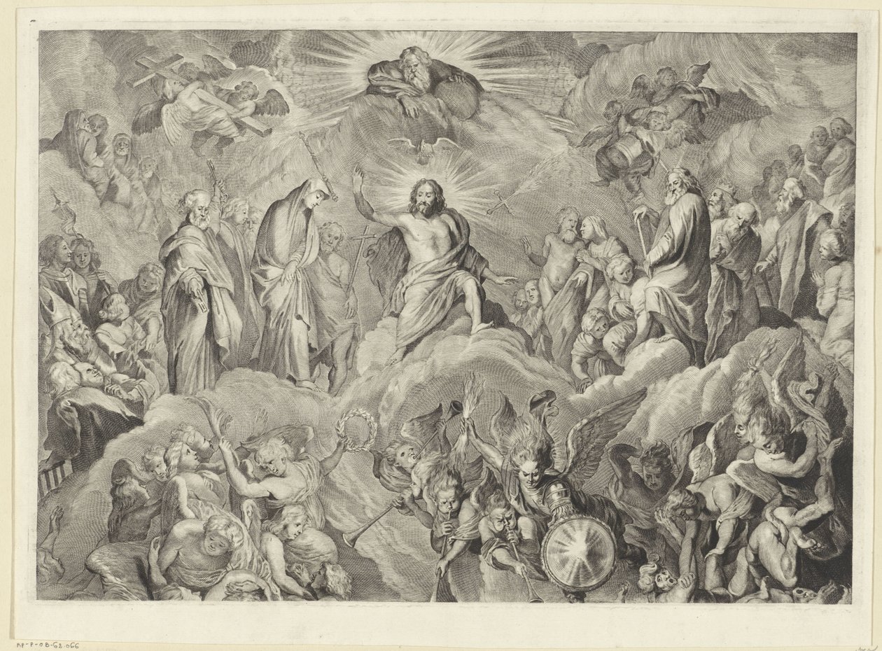 Son Yargı (üst plaka) by Cornelis Visscher (II)