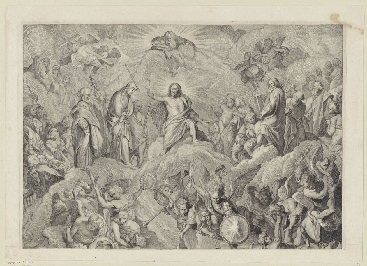 Son Yargı (üst plaka) by Cornelis Visscher (II)
