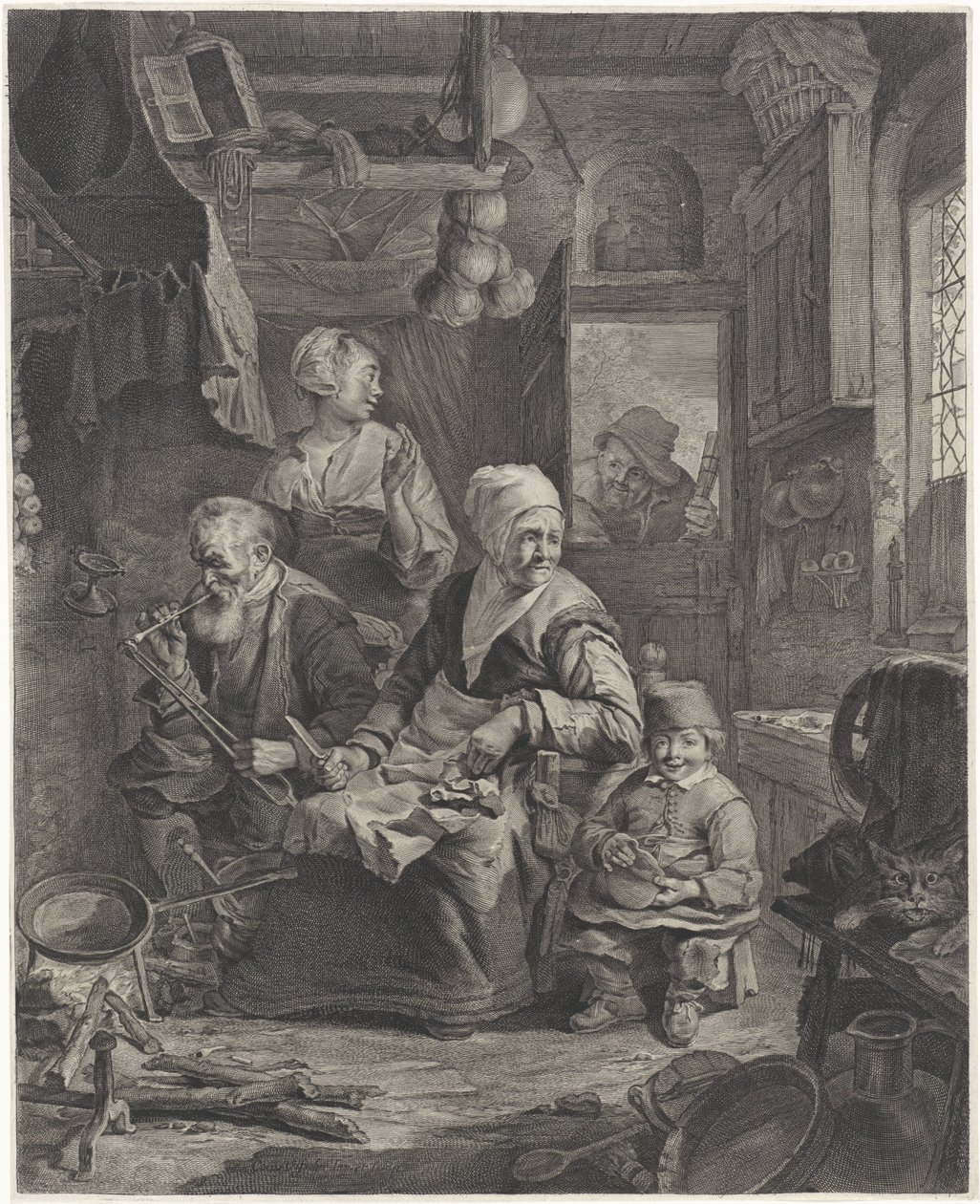 gözleme yapımcısı by Cornelis Visscher (II)