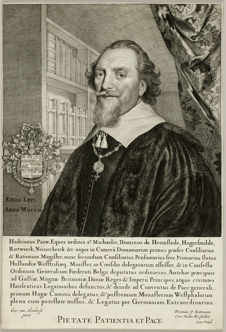 Adriaen Pauw, Heemstede Lordu by Cornelis Visscher