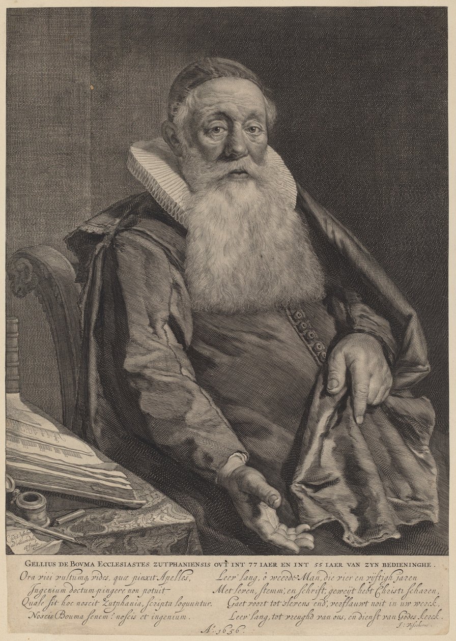Gellius de Bouma by Cornelis Visscher