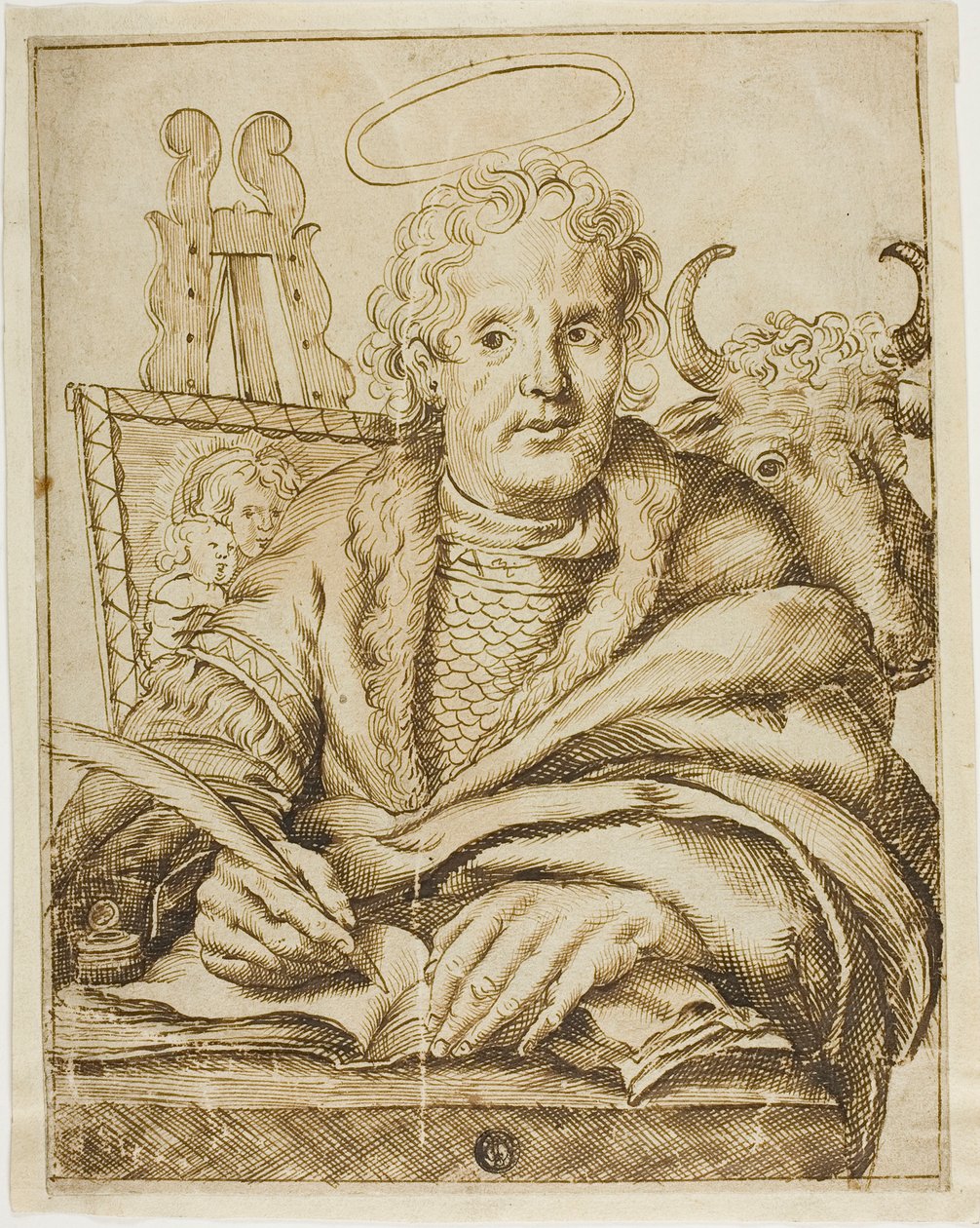 Aziz Luka by Cornelis Visscher