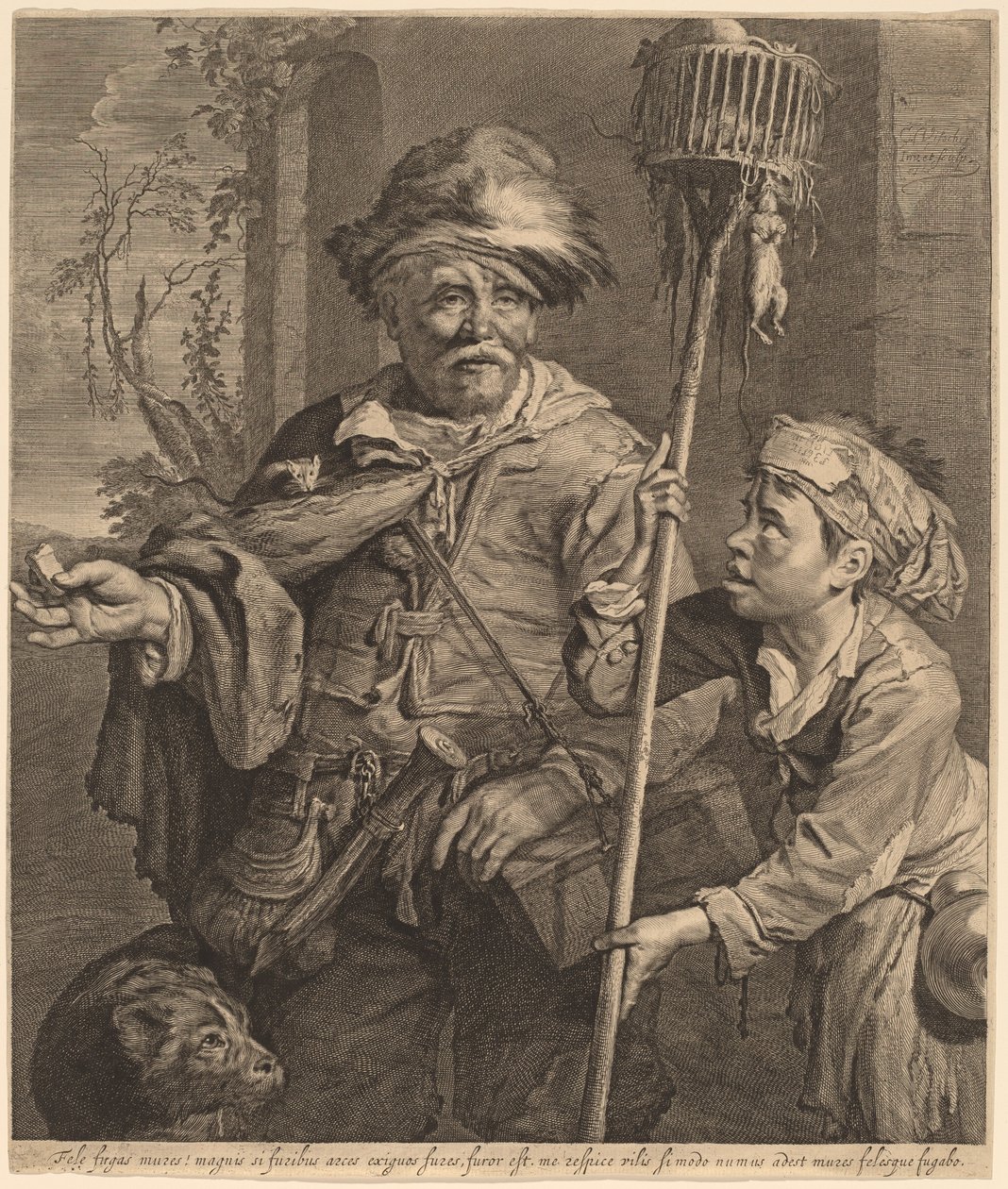 Fare Zehri Satıcısı by Cornelis Visscher
