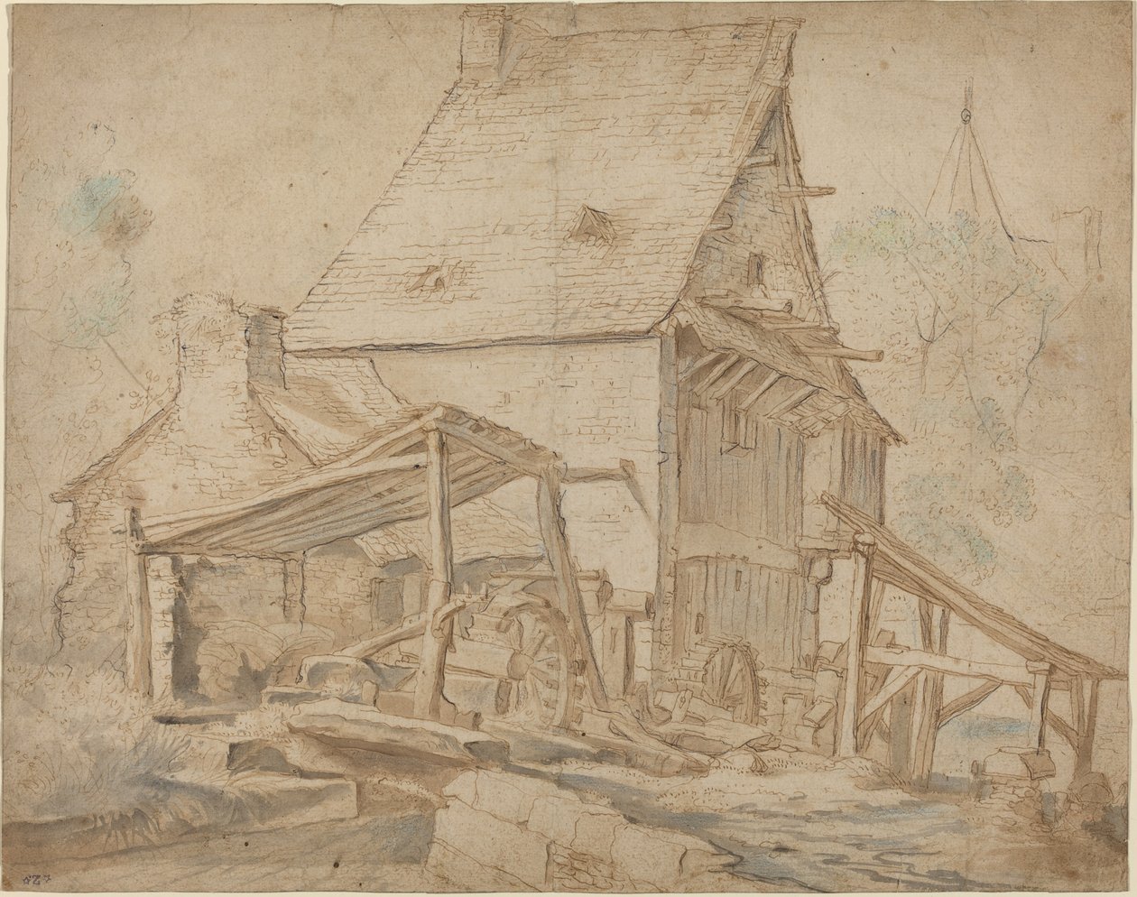 Eski Bir Su Değirmeni by Cornelis Willaerts