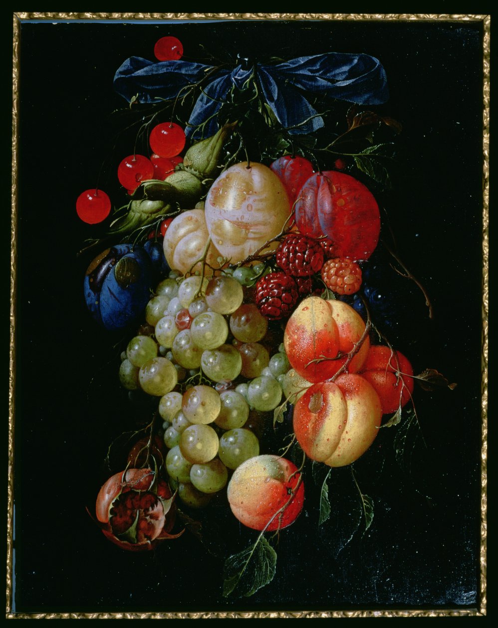 Bir Çelenk Meyve by Cornelis de Heem