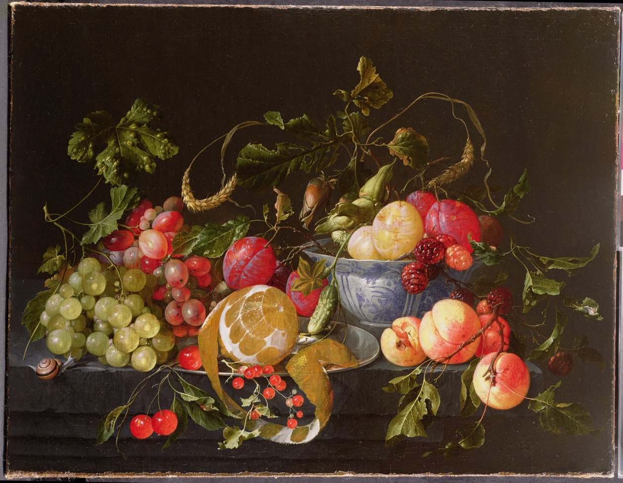 Bir Natürmort Meyve by Cornelis de Heem