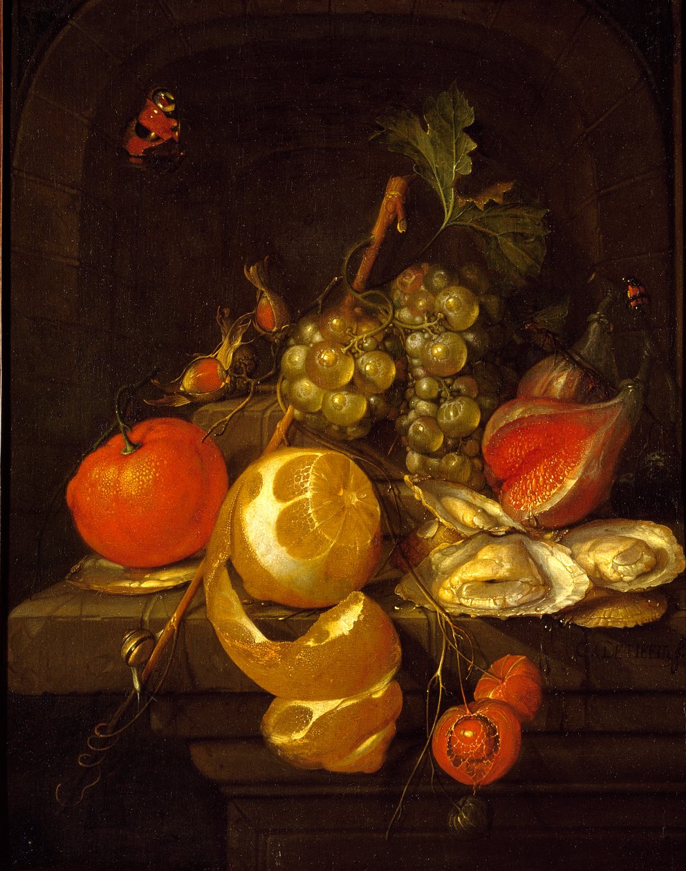 Meyve ve İstiridye ile Natürmort, 1650