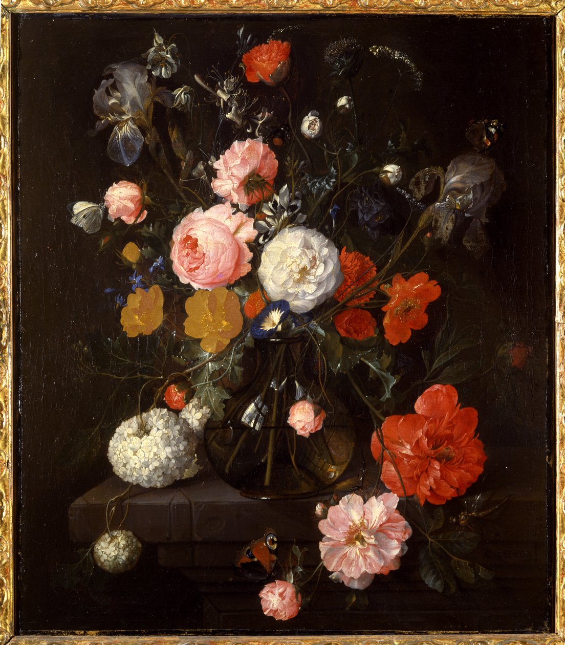 Çiçekli vazo, c.1670-80 by Cornelis de Heem