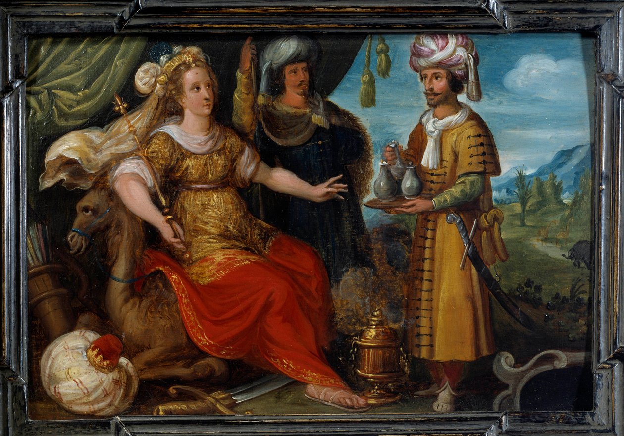 Dünyanın dört parçası: Asya. Cornelis De Baellieur (1607-1671), Flaman Okulu by Cornelis de I Baellieur