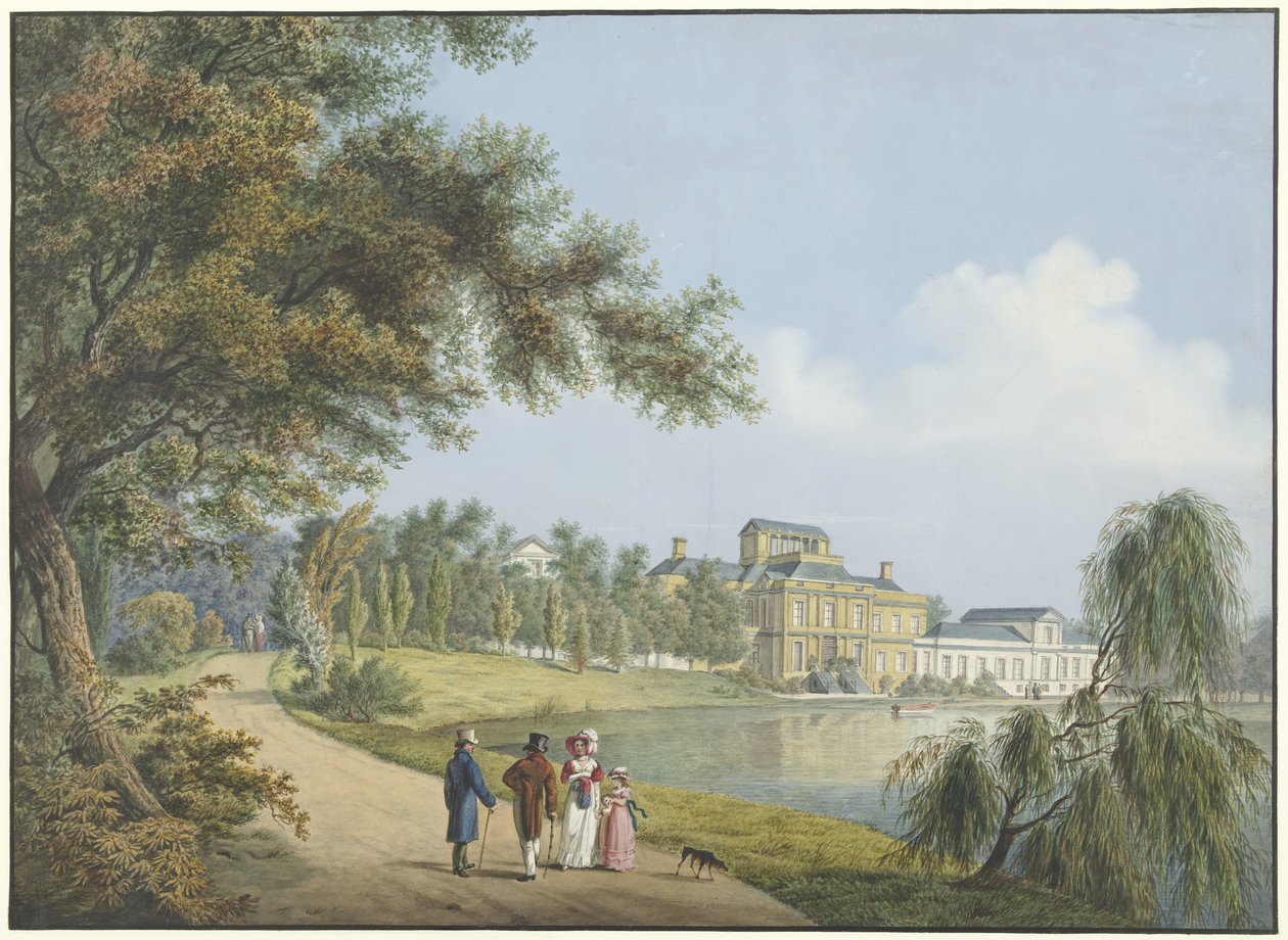 Soestdijk Sarayı'nın görünümü by Cornelis de Kruyff