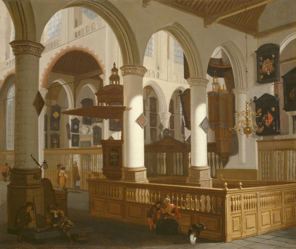 Eski Kilise, Delft by Cornelis de Man