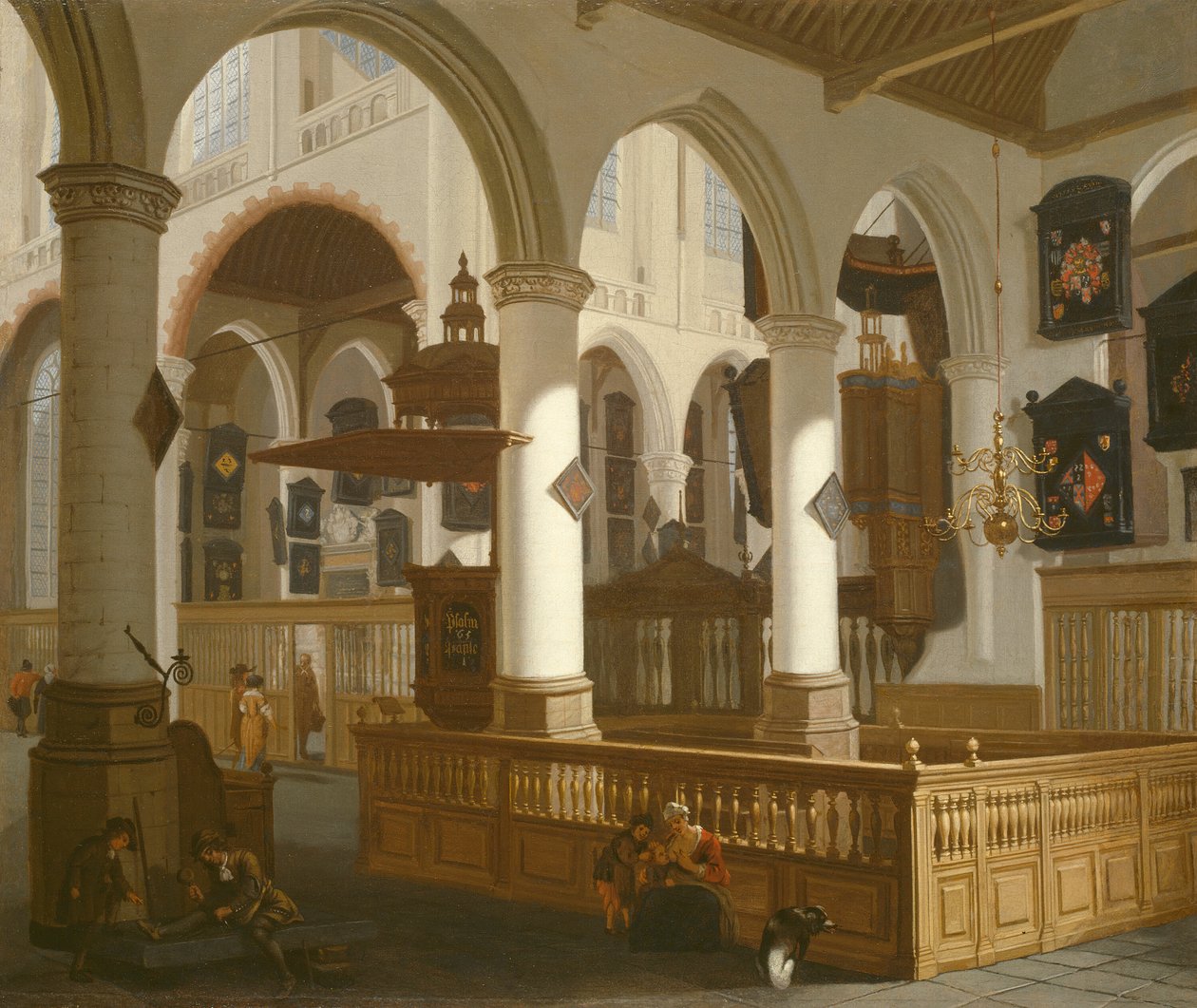 Eski Kilise, Delft, 166070. by Cornelis de Man