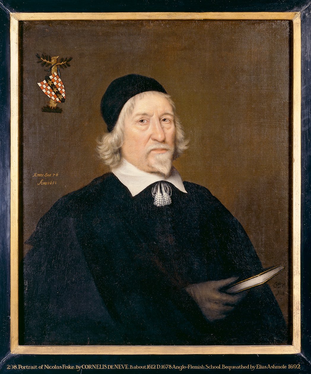 Nicholas Fiske adlı bir adamın portresi, 1651 by Cornelis de Neve