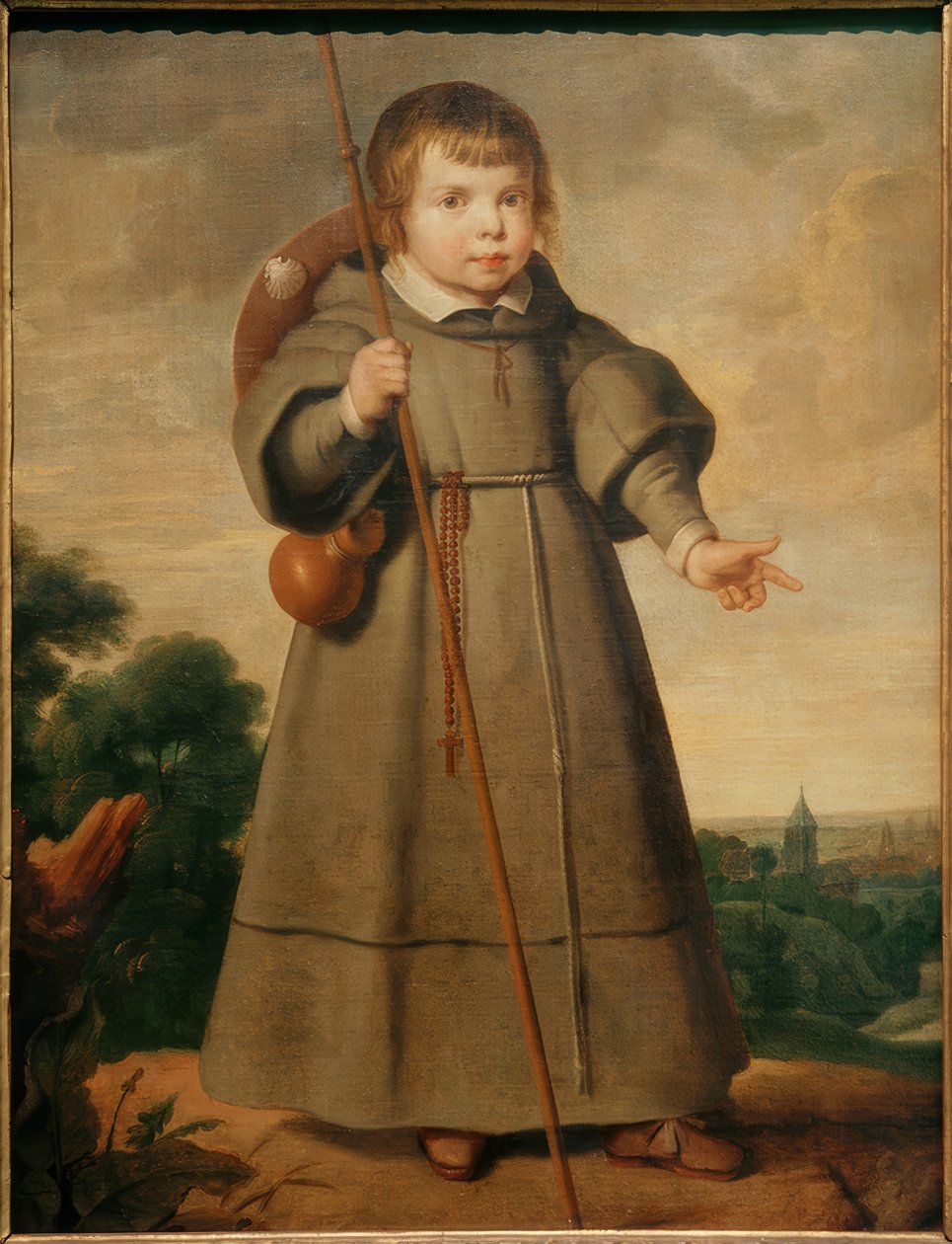 Bir hacı olarak bir çocuğun portresi by Cornelis de Vos