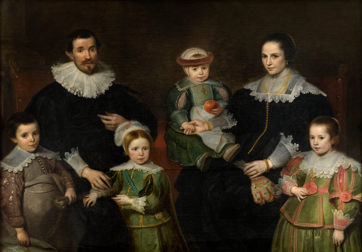 Aile Portresi, c.1630-35 (tuval üzerine yağlı boya) by Cornelis de Vos