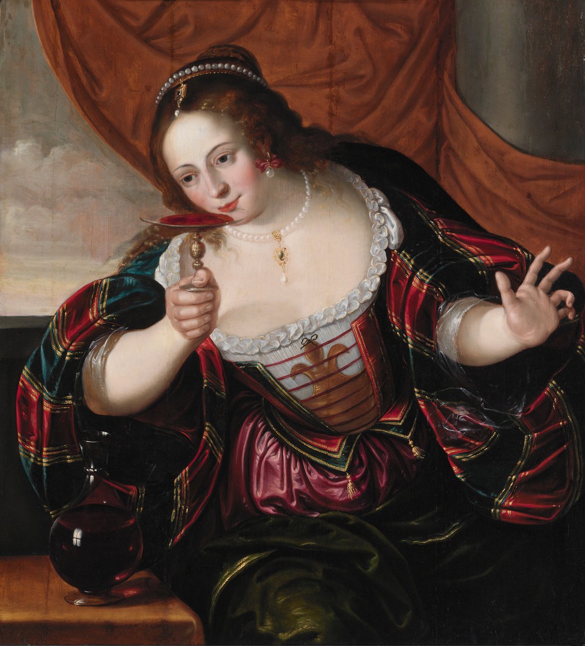 Bir Hanımefendinin Portresi, 17. Yüzyılın Başları by Cornelis de Vos