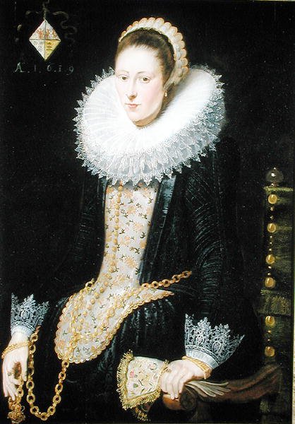 Pelgrom Ailesinden Bir Hanımın Portresi by Cornelis de Vos