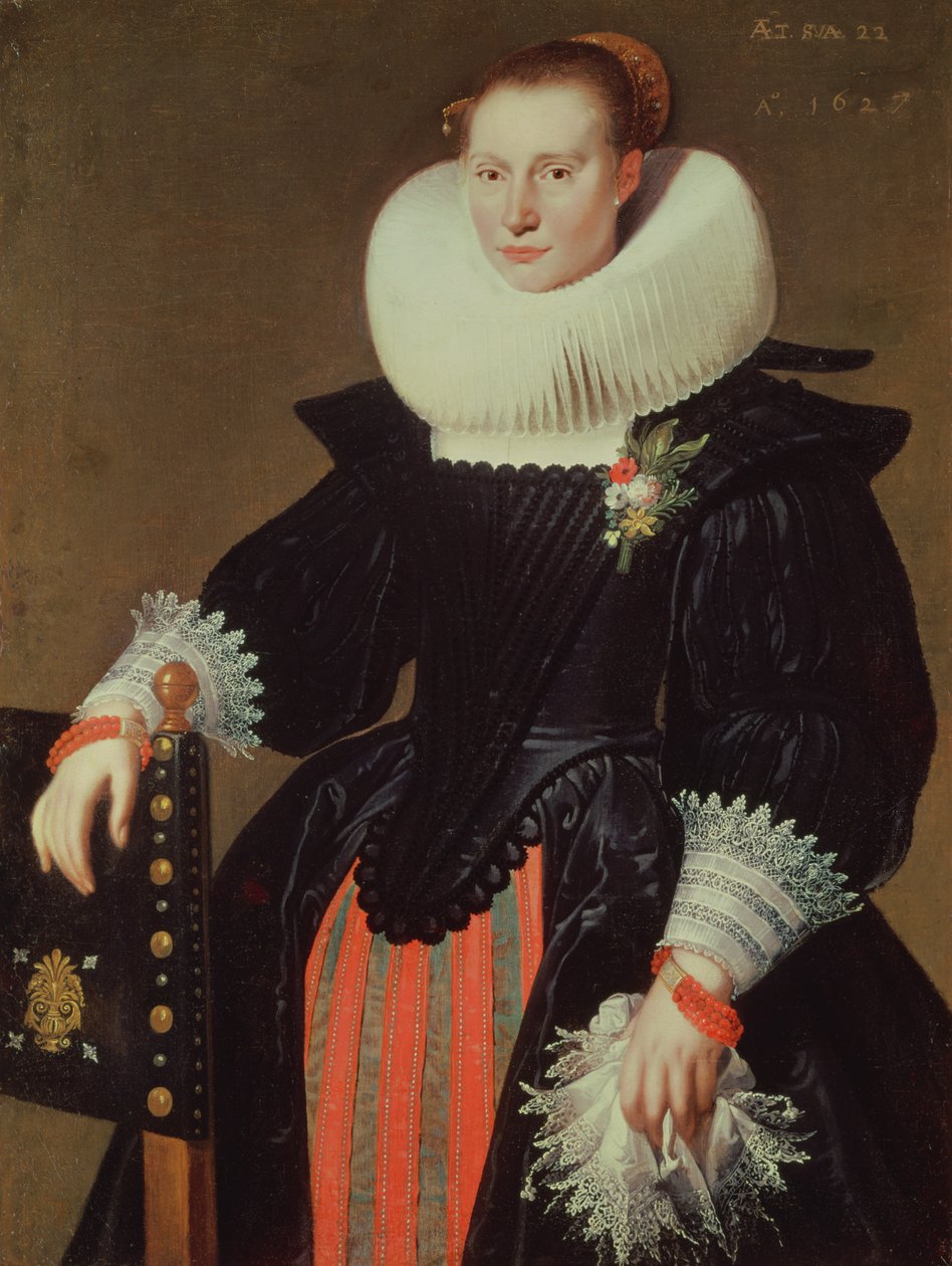 Bir Kadının Portresi by Cornelis de Vos