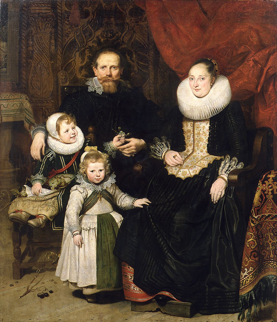 Aile ile Otoportre, 1621. by Cornelis de Vos