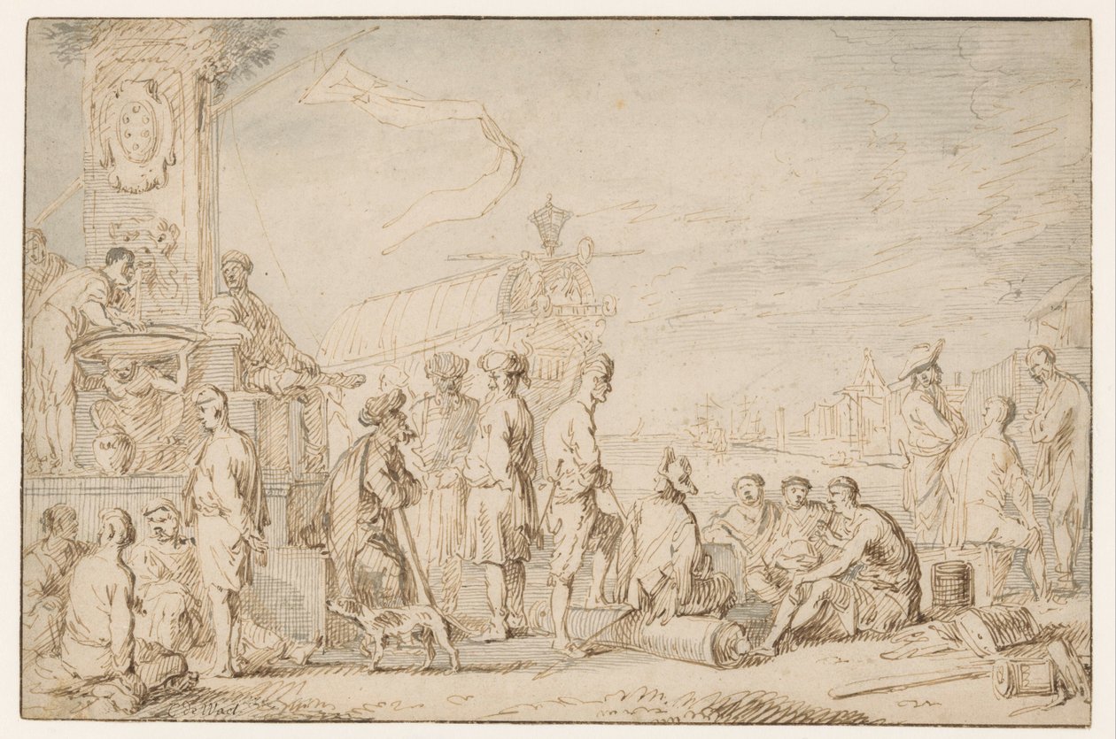 Doğu limanı by Cornelis de Wael