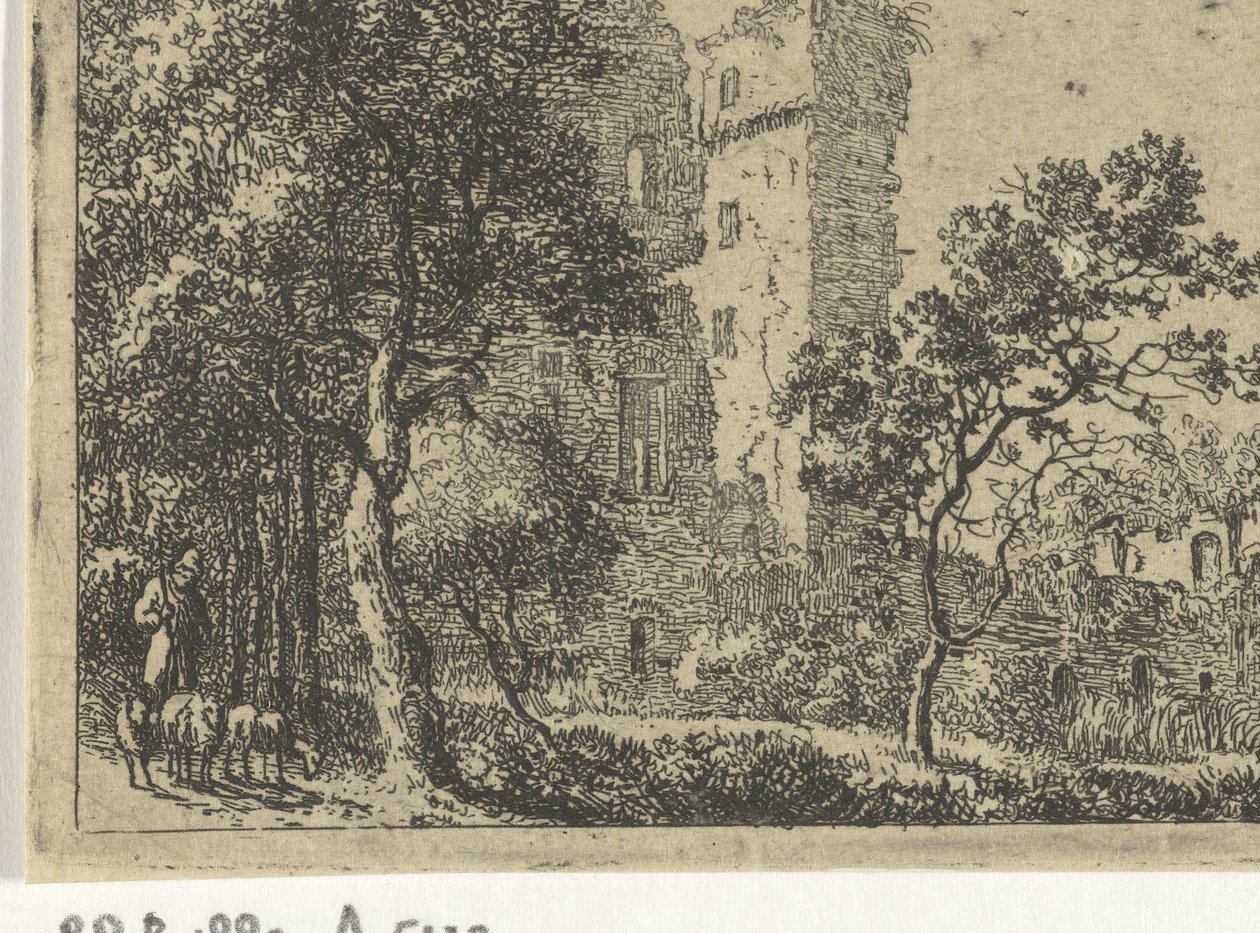 Kale de Haar kalıntıları by Cornelis van Hardenbergh