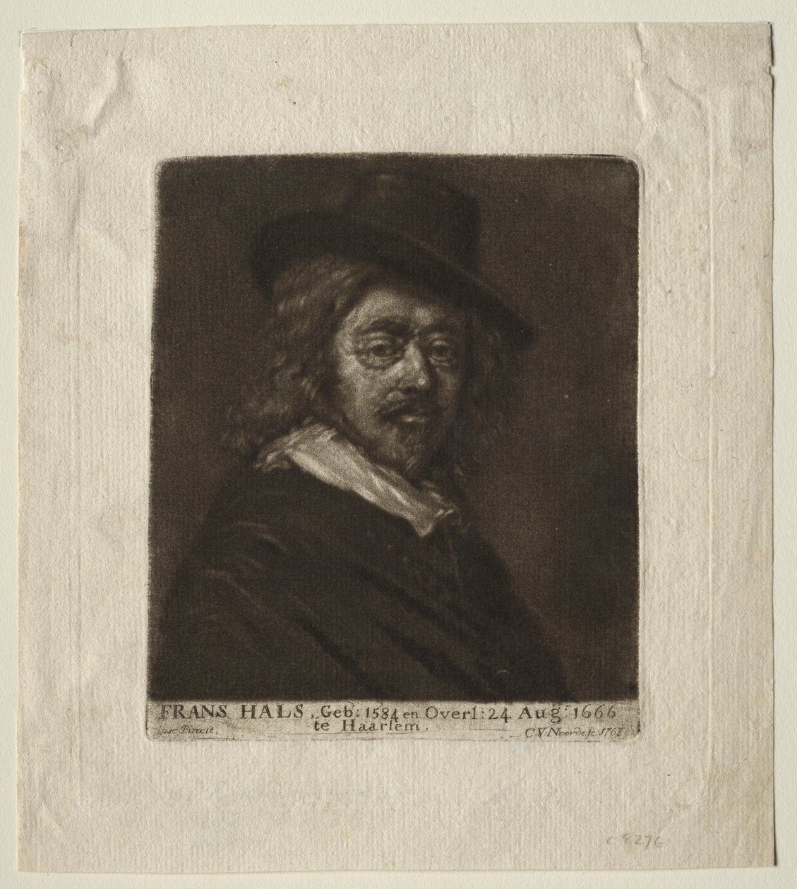 Frans Hals, 1761. by Cornelis van Noorde