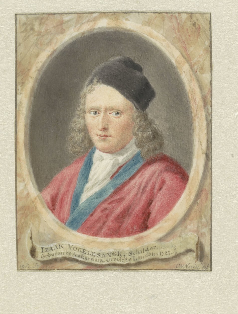 Izaak Vogelensanck'ın Portresi by Cornelis van Noorde